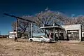 Closed café and gas station in Glenrio