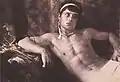 Neopolitan Boy Wearing Jewels and a Headband