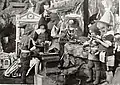 Gnomes at work in the forge at Toyland
