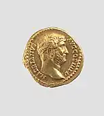 Roman aureus of Hadrian; 134–138 AD; 7.4 g; Metropolitan Museum of Art