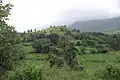 Gothmi hill in Dahyat in rainy season