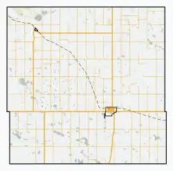 Gravelbourg is located in Gravelbourg No. 104