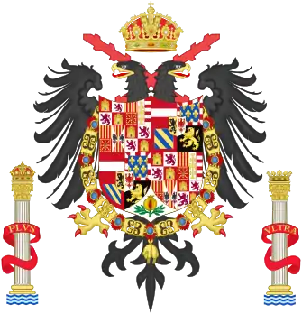 Greater coat of Arms of Charles V, Holy Roman Emperor and King of Spain