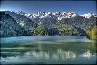 Ritsa Lake in 2013