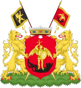Coat of arms of the City of Brussels.