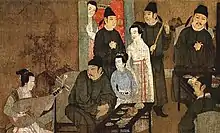 Night Revels, a Song dynasty remake of a 10th-century original by Gu Hongzhong.