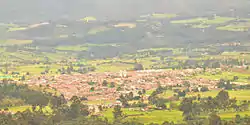 View of Guasca from the west