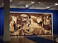 The Guernica tapestry, by Jacqueline de la Baume Dürrbach, on loan to the Whitechapel Gallery in London in 2009