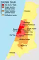 Map of the Gush Dan