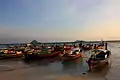 "Sea gypsy" boats, Ko Phi Phi