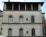 pallace of luppé : facade overlooking the Arles Amphitheatre.