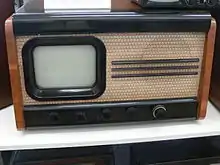 Image 10The first mass-produced Czechoslovak TV-set Tesla 4001A (1953–57) (from History of television)