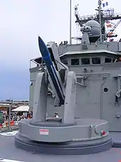 Training round (GMTR) loaded for testing aboard HMAS&nbsp;Adelaide