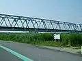 The habitat area of Mortonagrion hirosei on Sumida ward, Tokyo, Japan