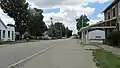 Looking west on Ohio Highway 180 in Hallsville.