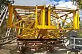 Temporary 39-metre (128&nbsp;ft) long metal truss