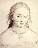 Portrait of a young woman، by Hans Holbein