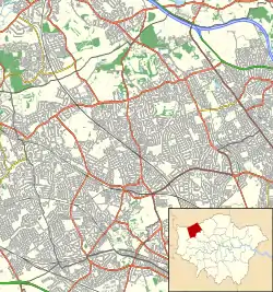 Seven Balls is located in London Borough of Harrow