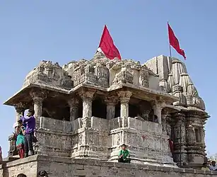 Harshad Mata Temple on hill near Miani