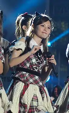 Haruka Komiyama at the JakJapan Matsuri 2018 in Jakarta