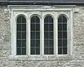 Four-light window in St George's parish church