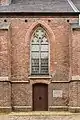 Side entrance of the church.