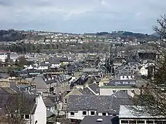 A town landscape