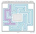 Conceptual Approximation of the Maze Stone near Hemet, California