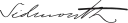 Cursive signature in ink