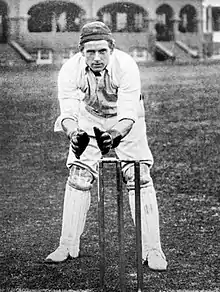 Henry Scattergood playing at Merion (c. 1897)