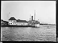SS Op ten Noort as passenger ship of Koninklijke Paketvaart-Maatschappij in the port of Surabaya