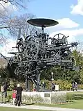 Tinguely, Heureka, 1963–64; scrap metal components