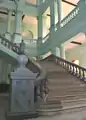 Lobby staircase in 2012