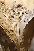 Carved stucco example