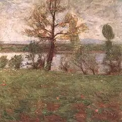 Springtime Mood (Banks of the Tisza River) 1912
