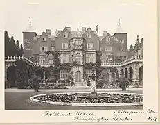 The south frontage of Holland House