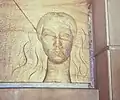 An example of the hollow-face illusion outside of a bank on the Paseo de Gracia in the Ensanche district of Barcelona