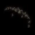 Axonometric representation of the Horologium-Reticulum Supercluster