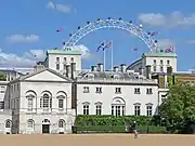 Rear of Dover House on Horse Guards Parade.