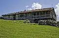 A typical alpine chalet as found in the Pontic Mountains and parts of the Caucasus.