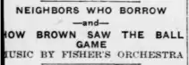 Text-only advertisement for the film with its title written in capital letters