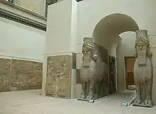 Louvre - human-headed winged bulls and reliefs from Dur-Sharrukin