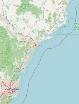 Lenaghan is located in Hunter-Central Coast Region, Australia