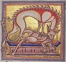 Folio 11 Verso - Hyena (Detail)