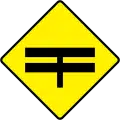 W 020T Junction Ahead at Dual C'way (With CR Break)