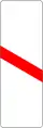 W 122.1LLevel Crossing Countdown Marker (100&nbsp;m)