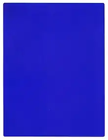 Yves Klein, 1962, Monochrome painting