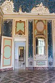 Blue room.