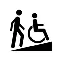 PF 022: Slope or ramped access