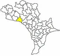 Mandal map of Krishna district showing  Ibrahimpatnam mandal (in yellow)